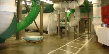 A photo of a chilled water system