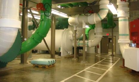 A photo of a chilled water system