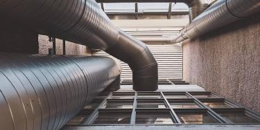 A photo of a ventilation system